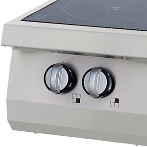 Heavy Duty Infrared Cooker | 2 Burners | Double Unit | 70cm Deep | Electric 3