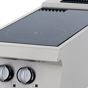 Heavy Duty Infrared Cooker | 2 Burners | Double Unit | 70cm Deep | Electric 4