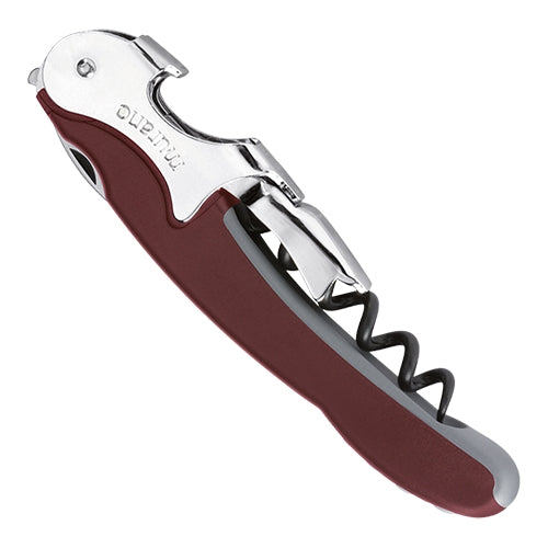 Waiter Corkscrew with Two-Stage Lever | EMGA | Serrated Blade | 12 cm 1