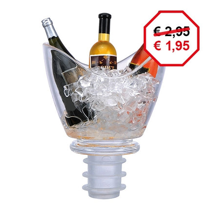 Plastic Champagne Bottle Stopper | EMGA | Blister Pack 1