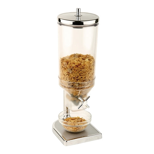 Cereal Dispenser with Transparent Container | EMGA | Stainless Steel Base | 4.5 L 1