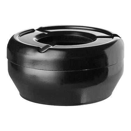 Outdoor Ashtray Ø12 cm | EMGA | Black Melamine | H4.5 cm 1