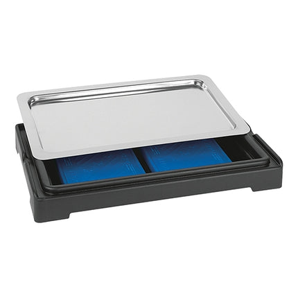 GN 1/1 Buffet Display with Cooling | EMGA | Black | 58 x 36 x H6.5 cm 1