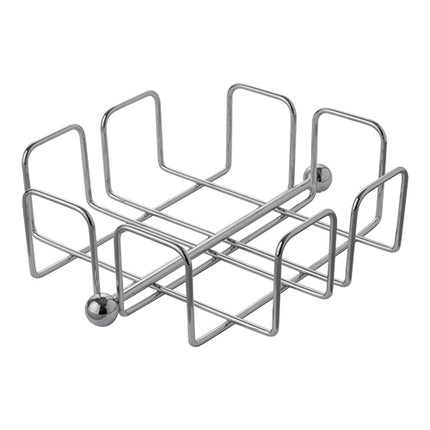 Chromed Napkin Holder for 1/4 Fold Napkins | EMGA | 19 x 19 x H6.5 cm 1