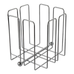 Chromed Napkin Holder for 1/4 Fold Napkins | EMGA | 19 x 19 x H19 cm 1