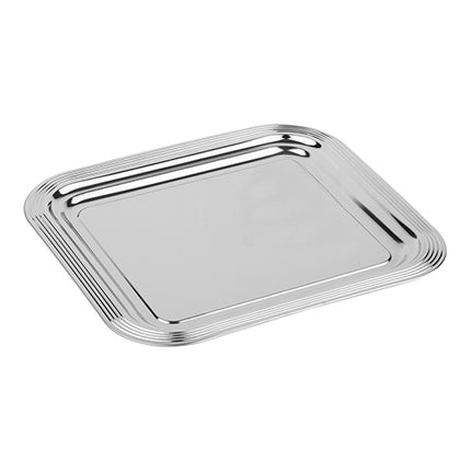 Rectangular Serving Dish GN 2/3 | EMGA 130220 | Chromed | 35.4 x 32.5 cm 1