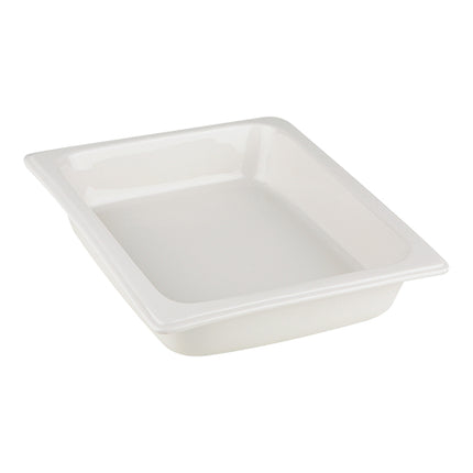 White Porcelain Gastronorm Pan GN 1/2 | EMGA | 60 mm | 32.5 x 26.5 cm 1