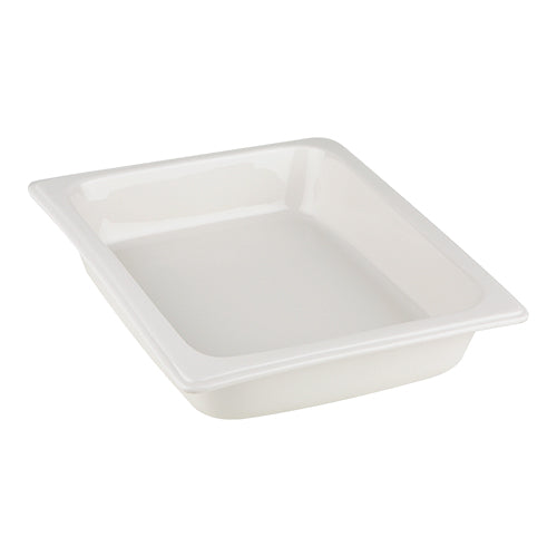 White Porcelain Gastronorm Pan GN 1/2 | EMGA | 60 mm | 32.5 x 26.5 cm 1