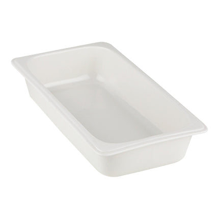 White Porcelain Gastronorm Pan GN 1/3 | EMGA | 60 mm | 32.5 x 17.6 cm 1