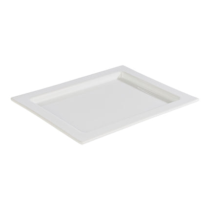 EMGA White Porcelain Serving Dish GN 1/2 | Rectangular | 32.5 x 26.5 x H2 cm 1