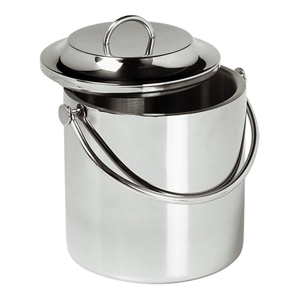 Double-Walled Ice Cube Bucket | EMGA | Stainless Steel | 0.9 L | Ø13 x H17 cm 1