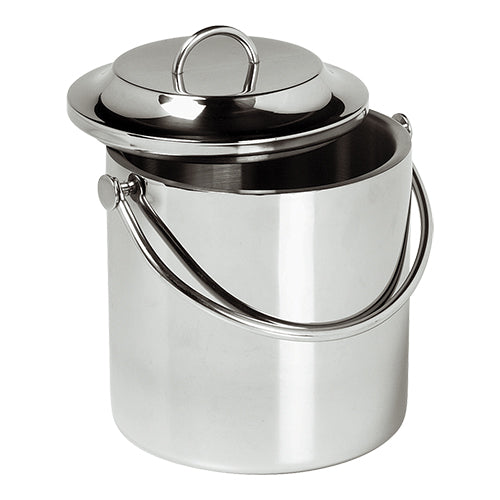 Double-Walled Ice Cube Bucket | EMGA | Stainless Steel | 3.3 L | Ø18 x H23 cm 1