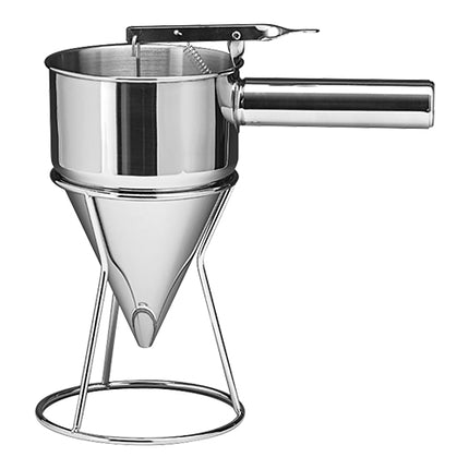 Stainless Steel Confectionery Funnel with Stand | EMGA | 1 L | Ø13 cm 1