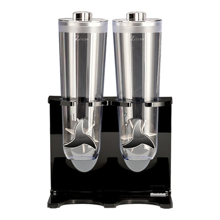Cereal Dispenser with Black Stand | EMGA | 2 x 1.5 L | 28 x 17 x H44 cm 1