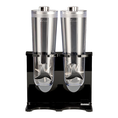 Cereal Dispenser with Black Stand | EMGA | 2 x 1.5 L | 28 x 17 x H44 cm 1