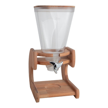 Cereal Dispenser with Wooden Stand | EMGA | 5.5 L | 25 x 30 x H48 cm 1