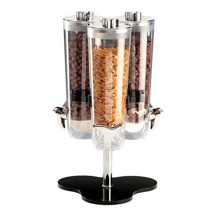 EMGA Rotating Cereal Dispenser | 3 Compartments | 3 x 1.5 L 1