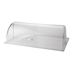 Rectangular Rolltop Cover | EMGA | Transparent Polycarbonate | 42 x 27 cm 1