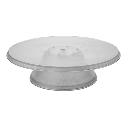 Swivel Cake Stand | EMGA | Transparent Polycarbonate | Ø30 x H8 cm 1