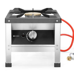 Gas Hokker 6kW with Stainless Steel Frame | HENDI Kitchen Line | 400x440x390mm