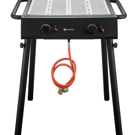 Xantos Black Gas Grill | HENDI | 9.5kW | 770x710x870mm