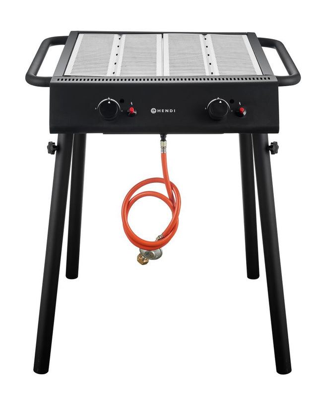 Xantos Black Gas Grill | HENDI | 9.5kW | 770x710x870mm