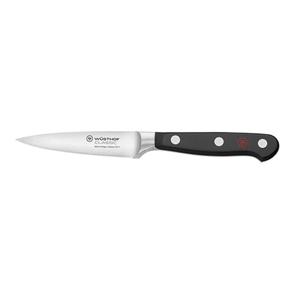 Paring Knife with Smooth Stainless Steel Blade | Wüsthof Dreizack Classic | 9 cm Blade 1