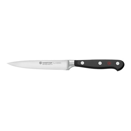 Paring Knife with Smooth Stainless Steel Blade | Wüsthof Dreizack Classic | 12 cm Blade 1