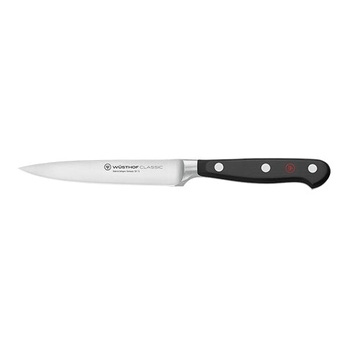Paring Knife with Smooth Stainless Steel Blade | Wüsthof Dreizack Classic | 12 cm Blade 1
