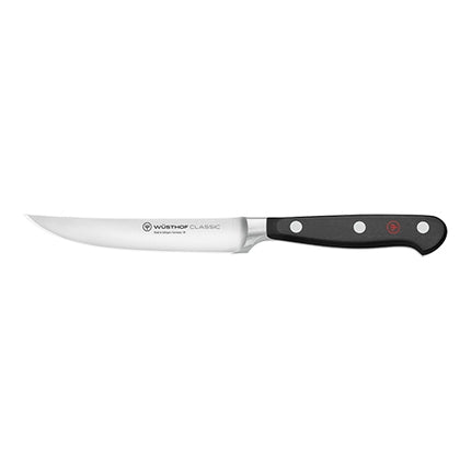 Stainless Steel Steak Knife with Plastic Handle | Wüsthof Dreizack | 12 cm Blade 1