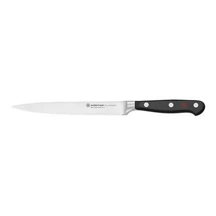 Flexible Fillet Knife with Smooth Stainless Steel Blade | Wüsthof Dreizack Classic | 16 cm Blade 1