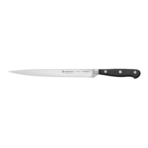 Flexible Fillet Knife with Smooth Stainless Steel Blade | Wüsthof Dreizack Classic | 20 cm Blade 1