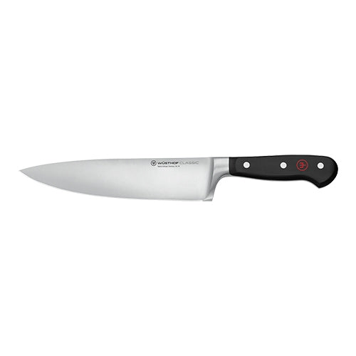 Chef's Knife with Smooth Stainless Steel Blade | Wüsthof Dreizack Classic | 20 cm Blade 1