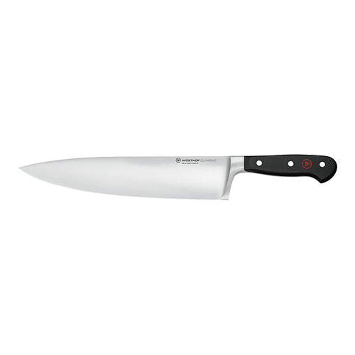 Heavy Chef's Knife | Wüsthof Dreizack Classic | Stainless Steel, Smooth Blade | 26 cm Blade 1