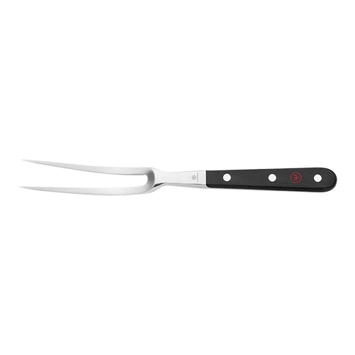 Stainless Steel Curved Carving Fork | Wüsthof Dreizack Classic | 16 cm Blade 1