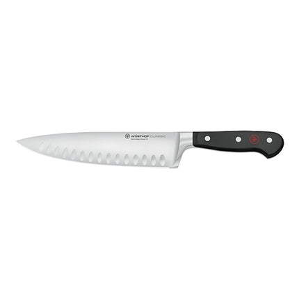 Chef's Knife 20 cm | Wüsthof Dreizack Classic | Stainless Steel Granton Edge 1