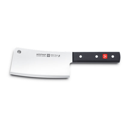 Stainless Steel Cleaver | Wüsthof Dreizack Classic | Smooth Blade | 16 cm Blade 1