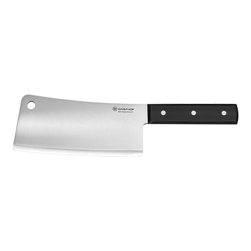 Stainless Steel Cleaver | Wüsthof Dreizack Classic | Smooth Blade | 20 cm Blade 1