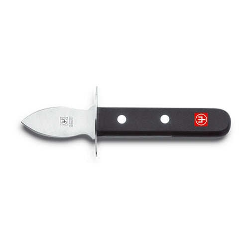 Stainless Steel Oyster Knife | Wüsthof Dreizack | Smooth Blade | 16.2 cm Length 1