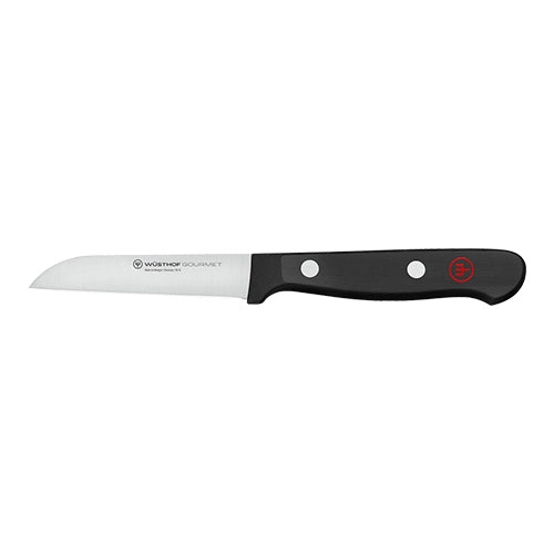 Vegetable Knife with Smooth Stainless Steel Blade | Wüsthof Dreizack Gourmet | Plastic Handle | 8 cm Blade 1