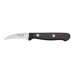 Potato Knife with Smooth Stainless Steel Blade | Wüsthof Dreizack Gourmet | Plastic Handle | 6 cm Blade 1