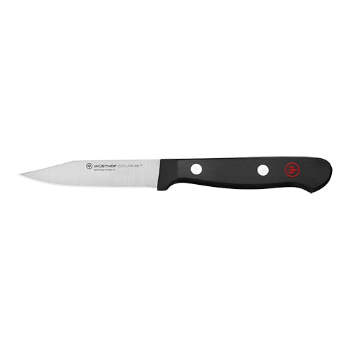 Paring Knife with Smooth Stainless Steel Blade | Wüsthof Dreizack Gourmet | Plastic Handle | 8 cm Blade 1