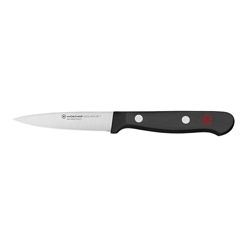 Paring Knife with Smooth Stainless Steel Blade | Wüsthof Dreizack Gourmet | Plastic Handle | 8 cm Blade, 18.2 cm Length 1