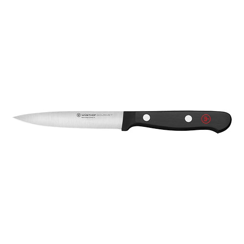 Paring Knife with Smooth Stainless Steel Blade | Wüsthof Dreizack Gourmet | Plastic Handle | 10 cm Blade 1