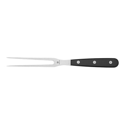 Straight Carving Fork | Wüsthof Dreizack Gourmet | Stainless Steel, 14 cm Blade 1