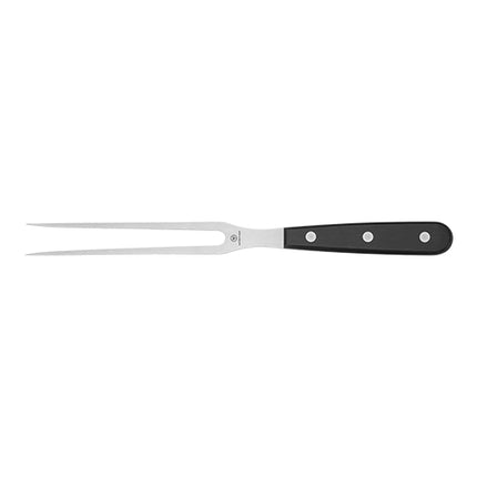 Straight Carving Fork | Wüsthof Dreizack Gourmet | Stainless Steel, 16 cm Blade 1