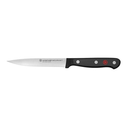 Paring Knife with Smooth Blade | Wüsthof Dreizack Gourmet | Stainless Steel, 12 cm Blade 1
