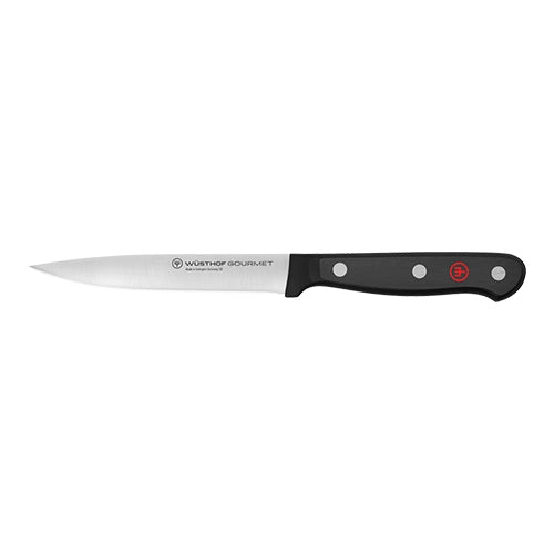 Paring Knife with Smooth Blade | Wüsthof Dreizack Gourmet | Stainless Steel, 12 cm Blade 1