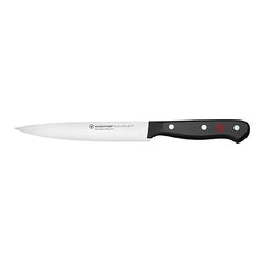 Carving Knife with Smooth Stainless Steel Blade | Wüsthof Dreizack Gourmet | 16 cm Blade 1