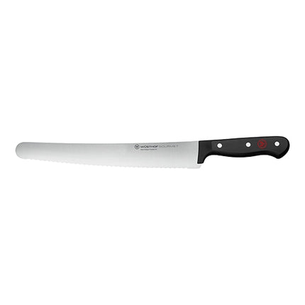 Confectioner's Knife, Serrated 26 cm Blade | Wüsthof Dreizack Gourmet | Stainless Steel with Plastic Handle 1